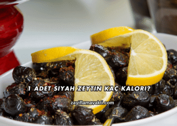 1 Adet Siyah Zeytin Kaç Kalori?