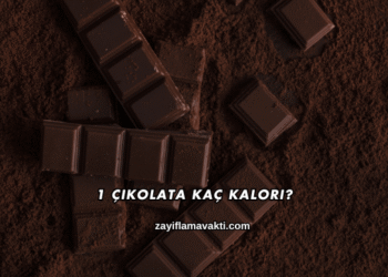 1 Çikolata Kaç Kalori?