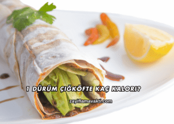 1 Dürüm Çiğköfte Kaç Kalori?