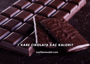 1 Kare Çikolata Kaç Kalori?