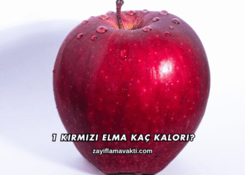 1 Kırmızı Elma Kaç Kalori?