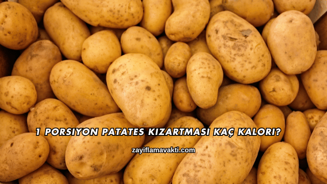 1 Porsiyon Patates Kızartması Kaç Kalori?