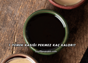 1 Yemek Kaşığı Pekmez Kaç Kalori?