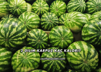 2 Dilim Karpuz Kaç Kalori?