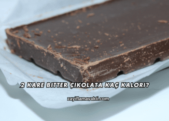 2 Kare Bitter Çikolata Kaç Kalori?