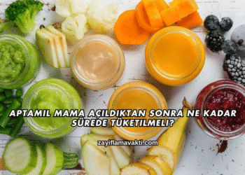 Aptamil Mama Açıldıktan Sonra Ne Kadar Sürede Tüketilmeli?