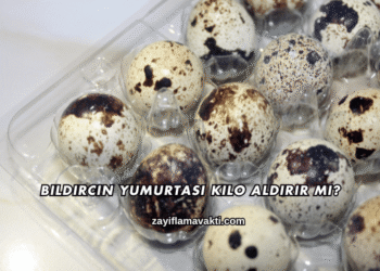 Bıldırcın Yumurtası Kilo Aldırır mı?