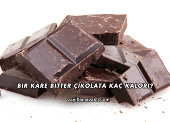 Bir Kare Bitter Çikolata Kaç Kalori?