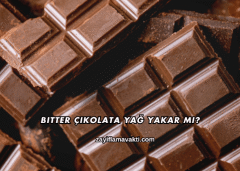 Bitter Çikolata Yağ Yakar mı?