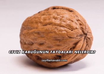 Ceviz Kabuğunun Faydaları Nelerdir?