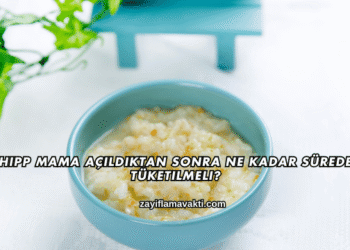 Hipp Mama Açıldıktan Sonra Ne Kadar Sürede Tüketilmeli?