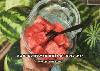 Karpuz Yemek Kilo Aldırır mı?