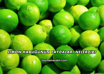 Limon Kabuğunun Faydaları Nelerdir?