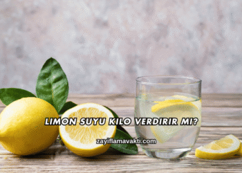 Limon Suyu Kilo Verdirir mi?