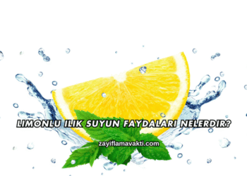 Limonlu Ilık Suyun Faydaları Nelerdir?