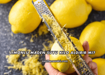 Limonlu Maden Suyu Kilo Aldırır mı?