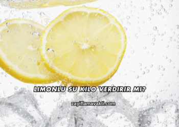 Limonlu Su Kilo Verdirir mi?