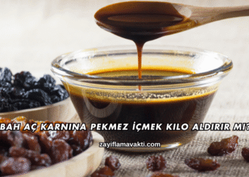 Sabah Aç Karnına Pekmez İçmek Kilo Aldırır mı?
