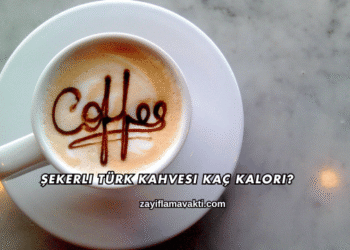 Şekerli Türk Kahvesi Kaç Kalori?