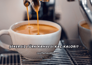 Şekersiz Türk Kahvesi Kaç Kalori?