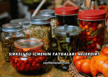 Sirkeli Su İçmenin Faydaları Nelerdir?
