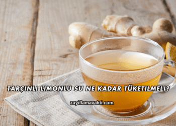 Tarçınlı Limonlu Su Ne Kadar Tüketilmeli?