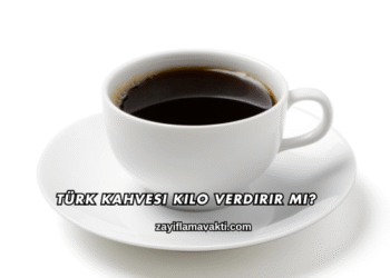 Türk Kahvesi Kilo Verdirir mi?