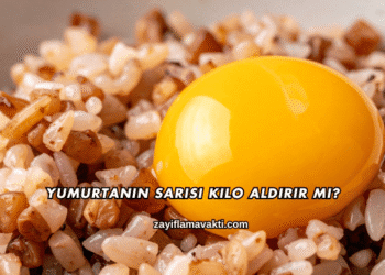 Yumurtanın Sarısı Kilo Aldırır mı?